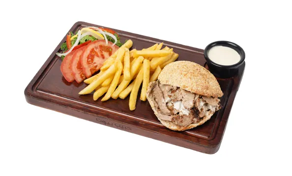 Beef Shawarma Platter — Habib Beirut Abu Dhabi
