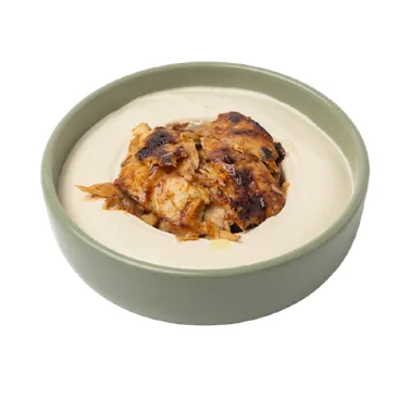 Hummus with Chicken Shawarma — Habib Beirut Dubai