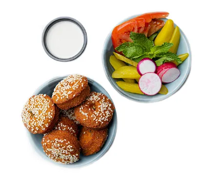 Falafel Platter — Habib Beirut Khorfakkan